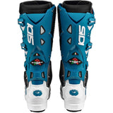 SIDI CROSSFIRE 3 SRS MX BOOTS - WHITE PETROL