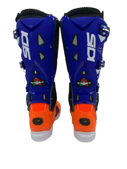 SIDI CROSSFIRE 3 SRS MX BOOTS L.EDITION - ORANGE-BLUE