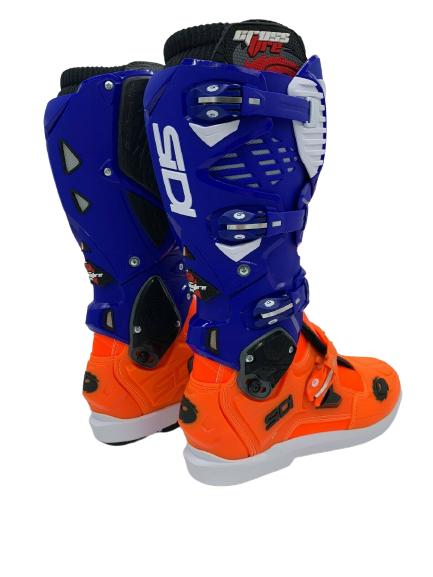 SIDI CROSSFIRE 3 SRS MX BOOTS L.EDITION - ORANGE-BLUE