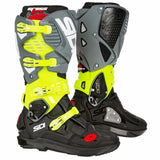SIDI CROSSFIRE 3 SRS MX BOOTS L.E - BLACK-F.YELLOW-GREY