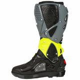 SIDI CROSSFIRE 3 SRS MX BOOTS L.E - BLACK-F.YELLOW-GREY