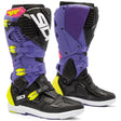 SIDI CROSSFIRE 3 SRS MX BOOTS VIOLET BLACK-FLUO YELLOW