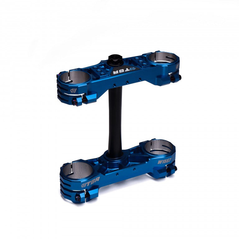 TBR ENDURO TRIPLE CLAMPS - BLUE