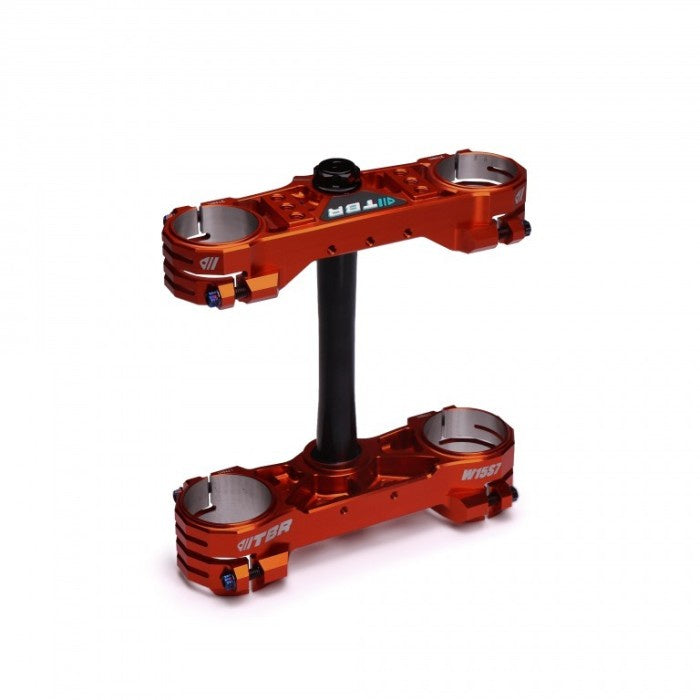 TBR ENDURO TRIPLE CLAMPS - ORANGE