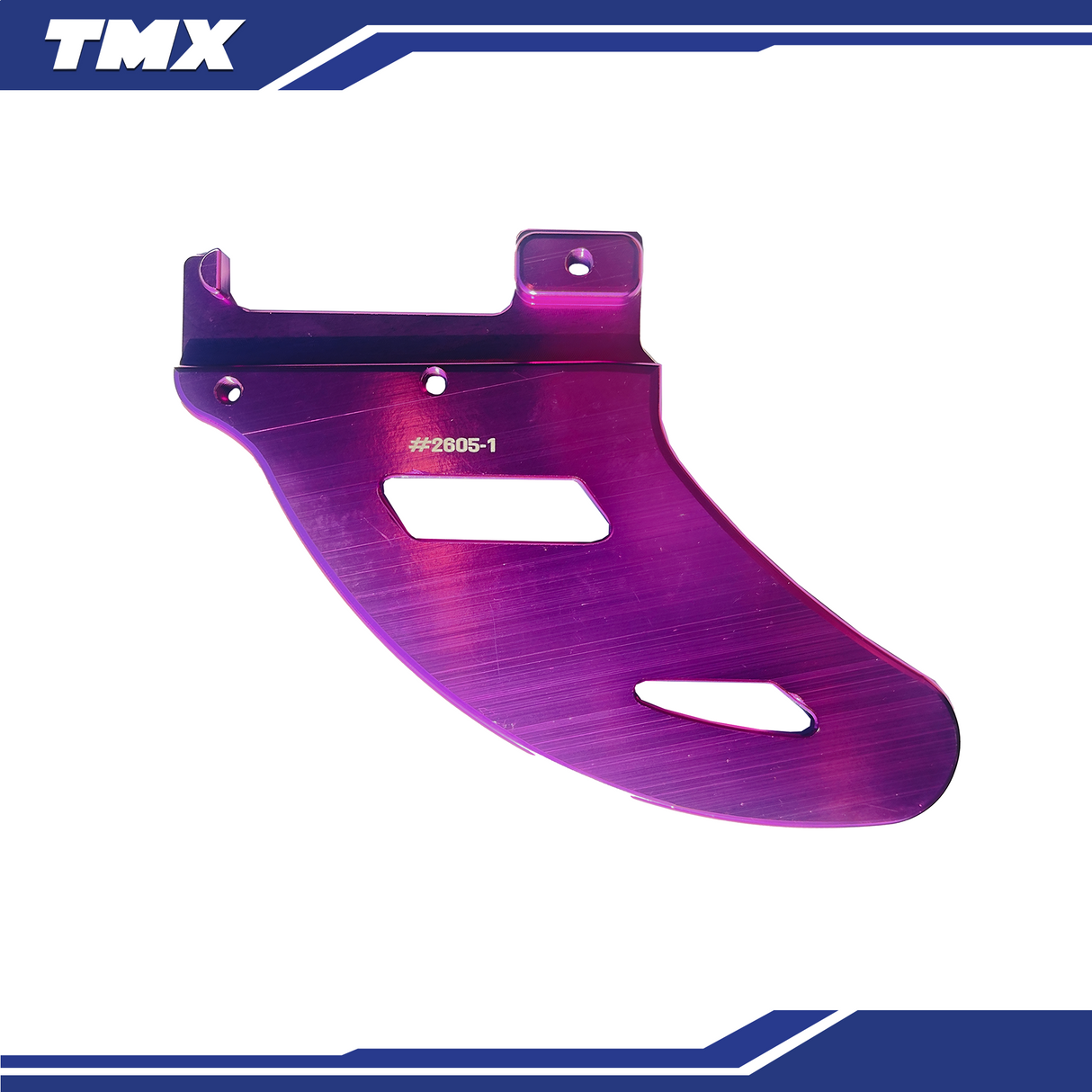 TMX REAR DISC GUARD - PURPLE
