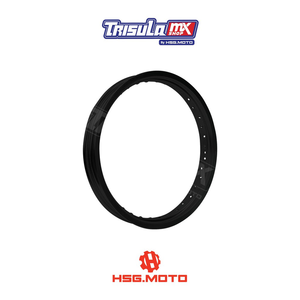 VELG TRAIL BELAKANG TMX ALUM MT RIM 2.15x18 32H - BLACK