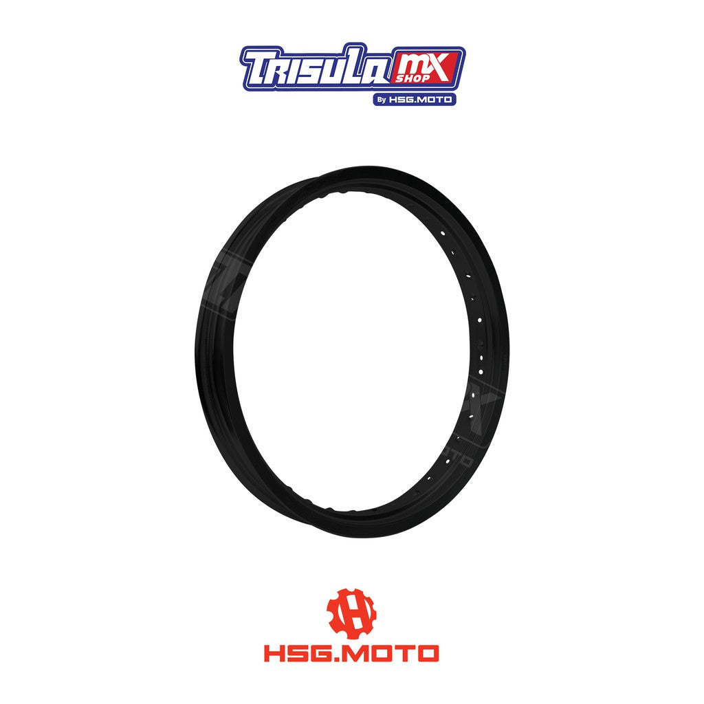 VELG TRAIL BELAKANG TMX ALUM MT RIM 2.15x18 32H - BLACK