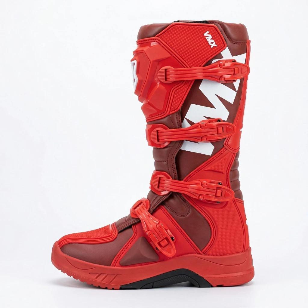 VELOCITY X VMX BOOTS - RED