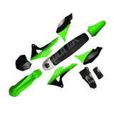 BODY SET GORDON KLX 150 - HIJAU HITAM