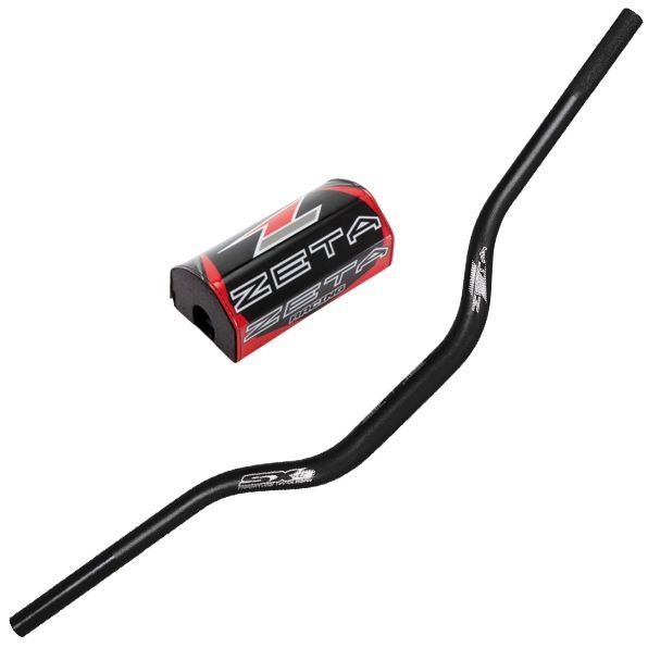 ZETA SX-3 BAR SUPER LOW BLACK - 28.6mm