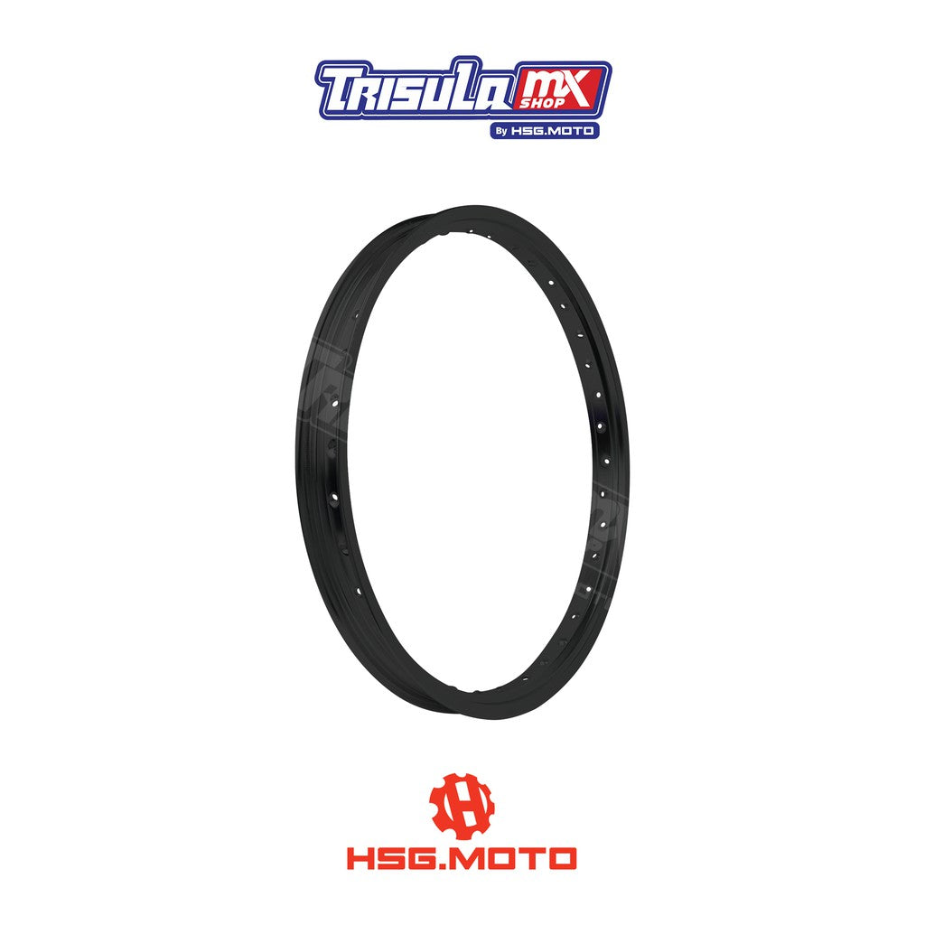 VELG TRAIL BELAKANG TMX ALUM MT RIM 1.85x18 36H - BLACK