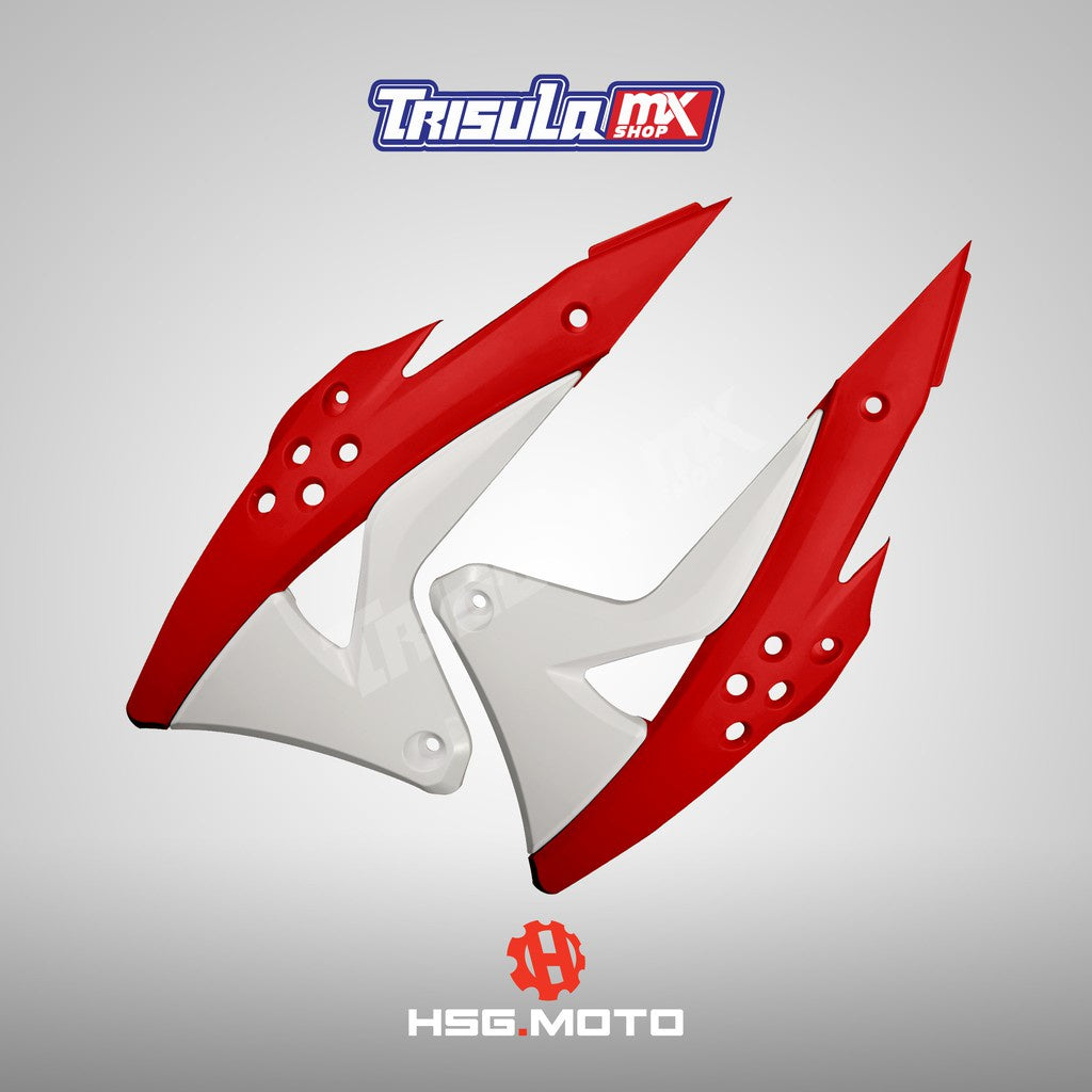 BODY SET GORDON KLX 150 - MERAH PUTIH