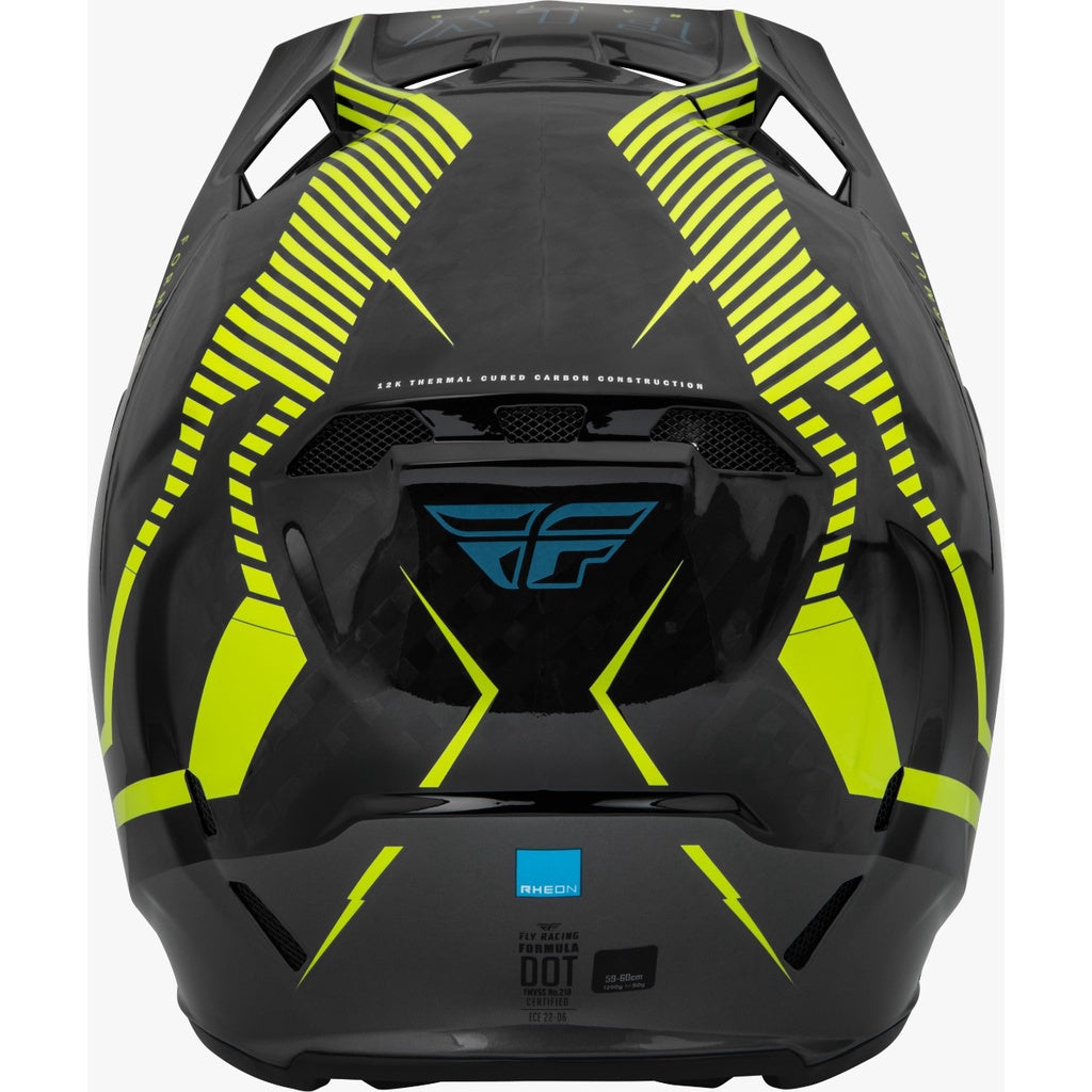 FLY FORMULA CARBON TRACER HELMET 23 - HI-VIS/BLACK