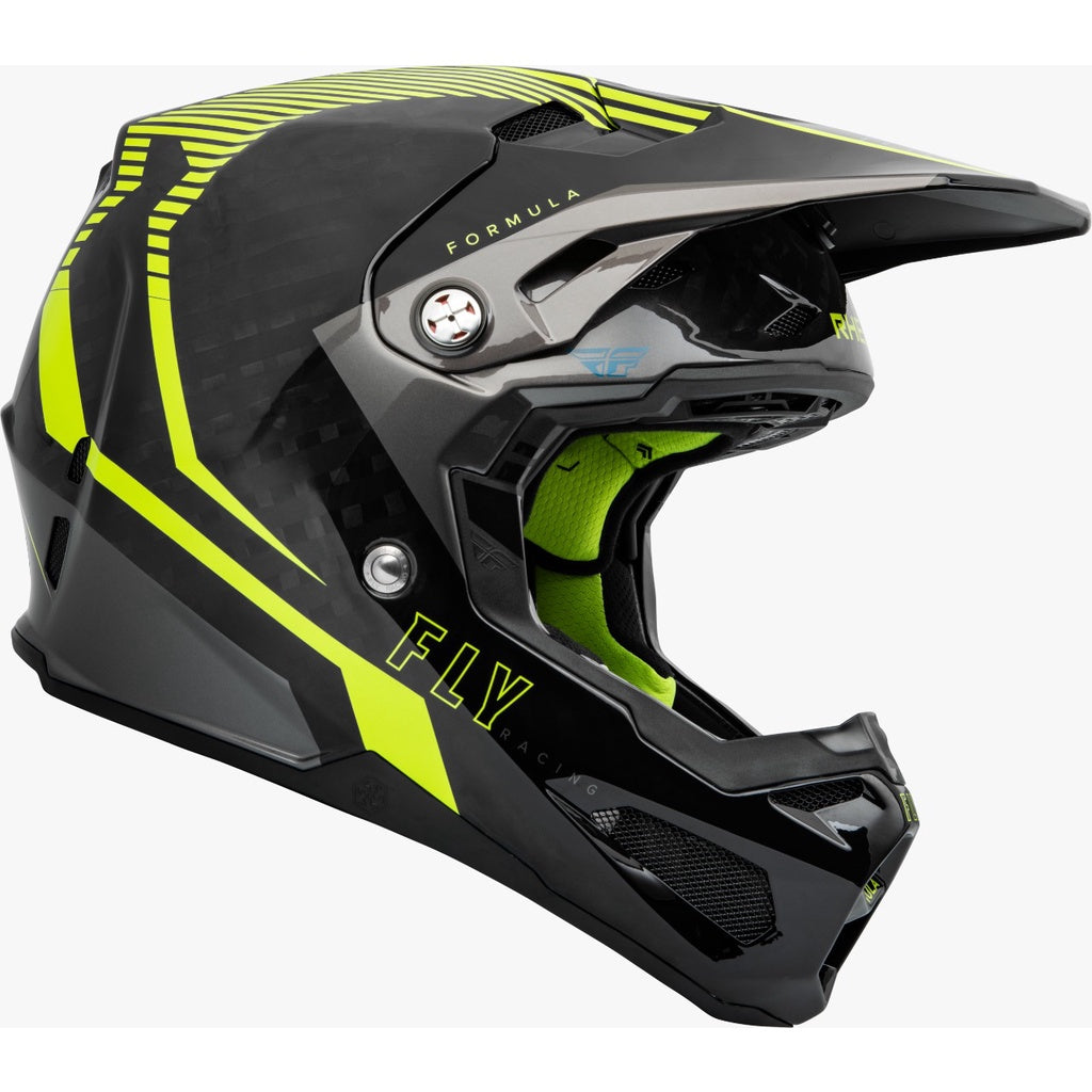 FLY FORMULA CARBON TRACER HELMET 23 - HI-VIS/BLACK