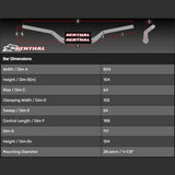 RENTHAL 604 FATBAR MID - RED