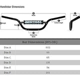 RENTHAL 971 LOW 7/8" BAR (UK) LOW - RED
